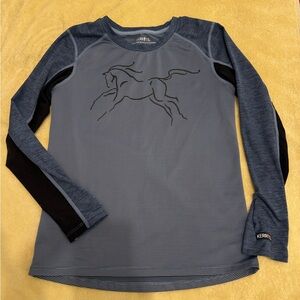 Kerrits Girls Riding Shirt - Size Large
